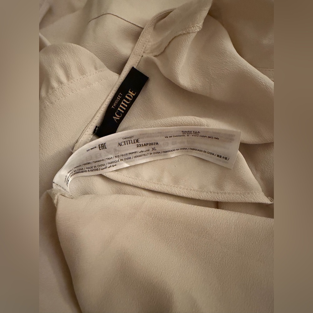 Women's Cream Maxi Dress - Picture 4 of 5